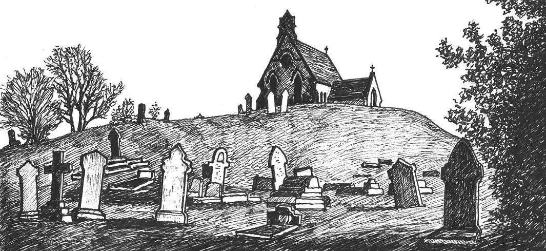 Illustration from A Brief History of Kimberley - Cemetery Chapel Kimberley