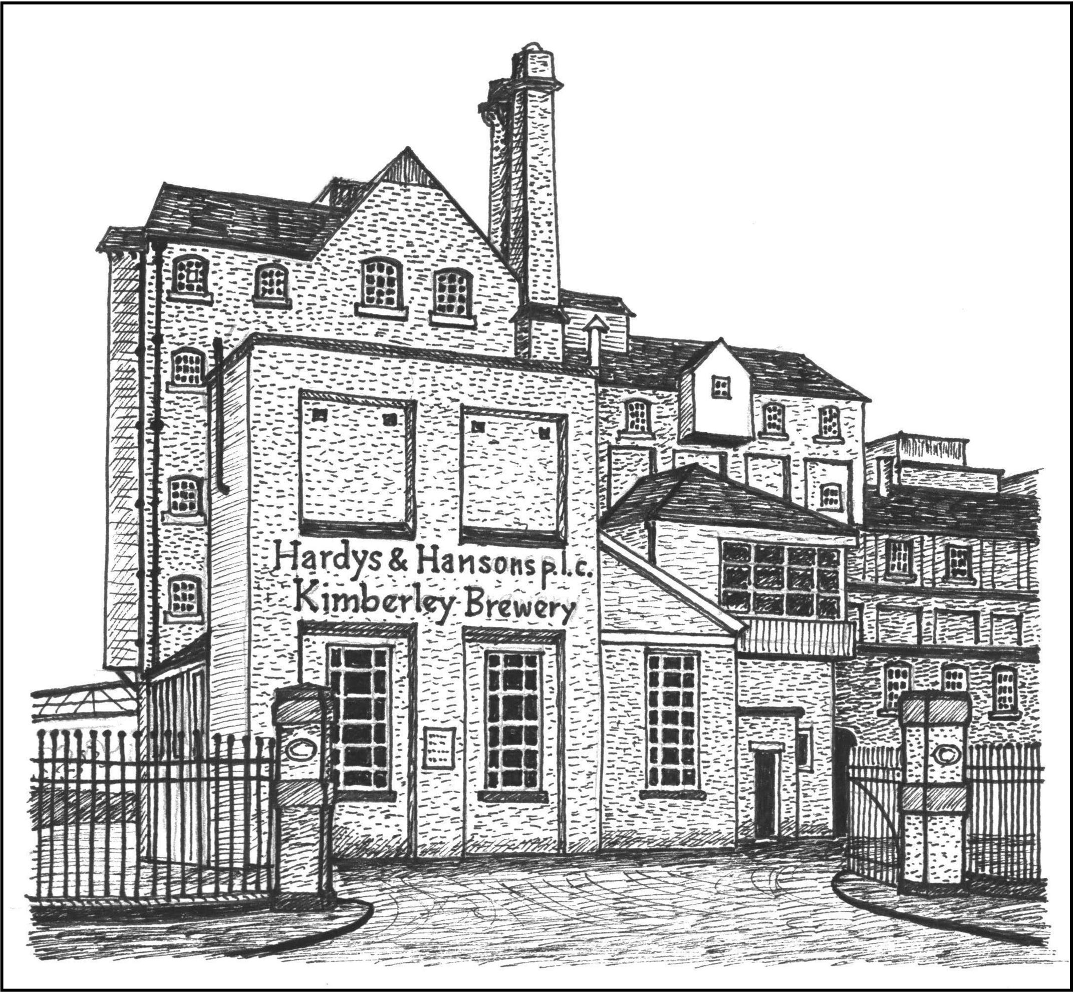 Illustration - A Brief History of Kimberley Notts: Hardy and Hansons Brewery